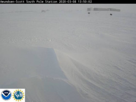 Slika pregleda web-kamere Amundsen-Scott South Pole Station